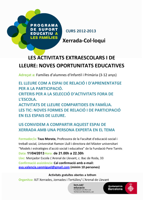 CARTELL-Xerr-Activs-extraesc-2013_04_11-Arenal-de-Llevant