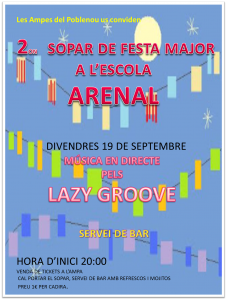 sopar festa major arenal